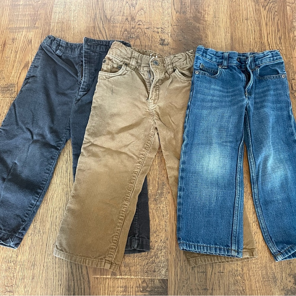 3 pairs of 3T boys pants